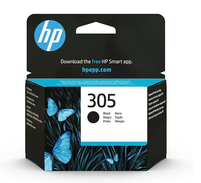 HP 305 Noir – Cartouche d'encre originale