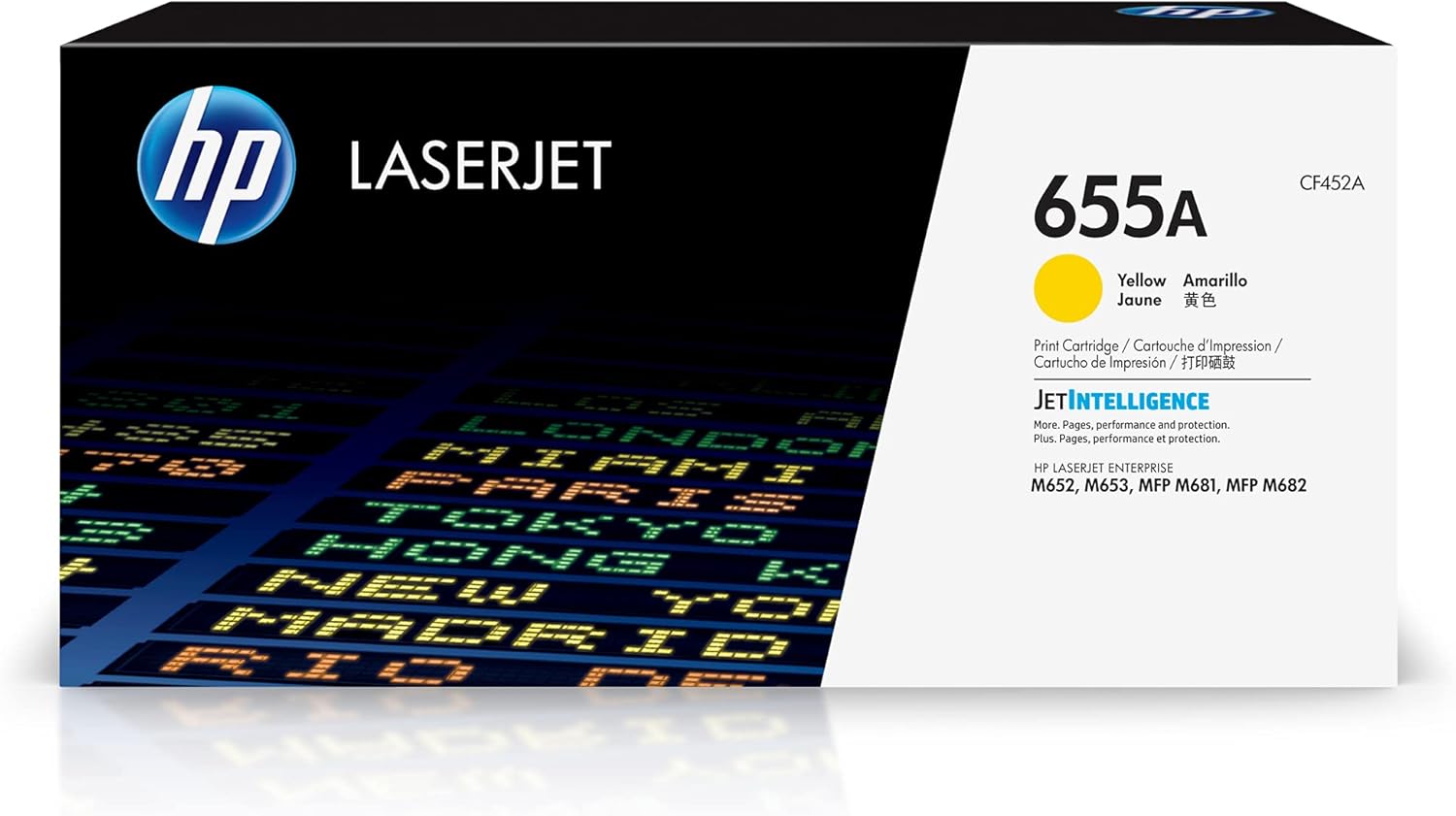 HP 655A Yellow – Cartouche de toner originale