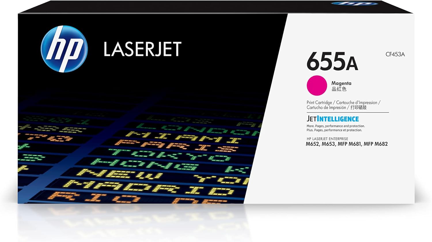 HP 655A Magenta – Cartouche de toner originale