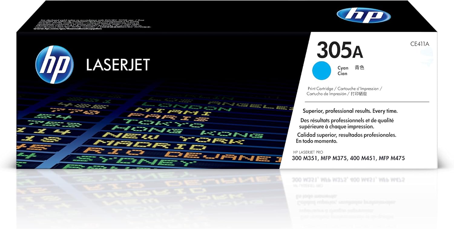 HP 305A Cyan – Cartouche de toner originale