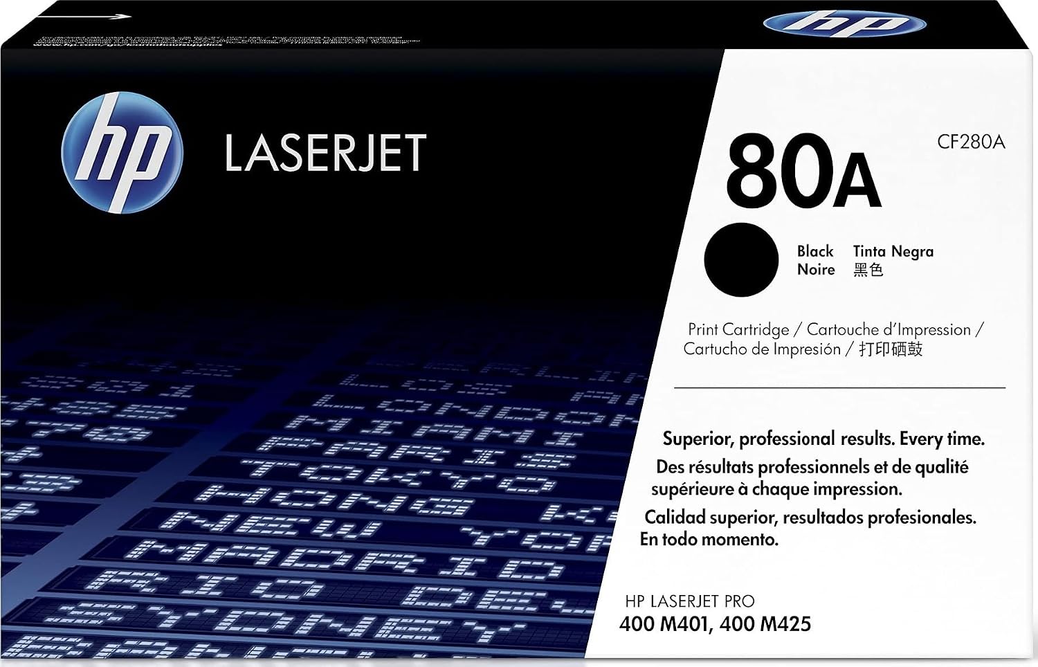 HP 80A Noir – Cartouche de toner originale